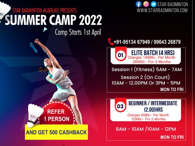Badminton Summer Camp 2022